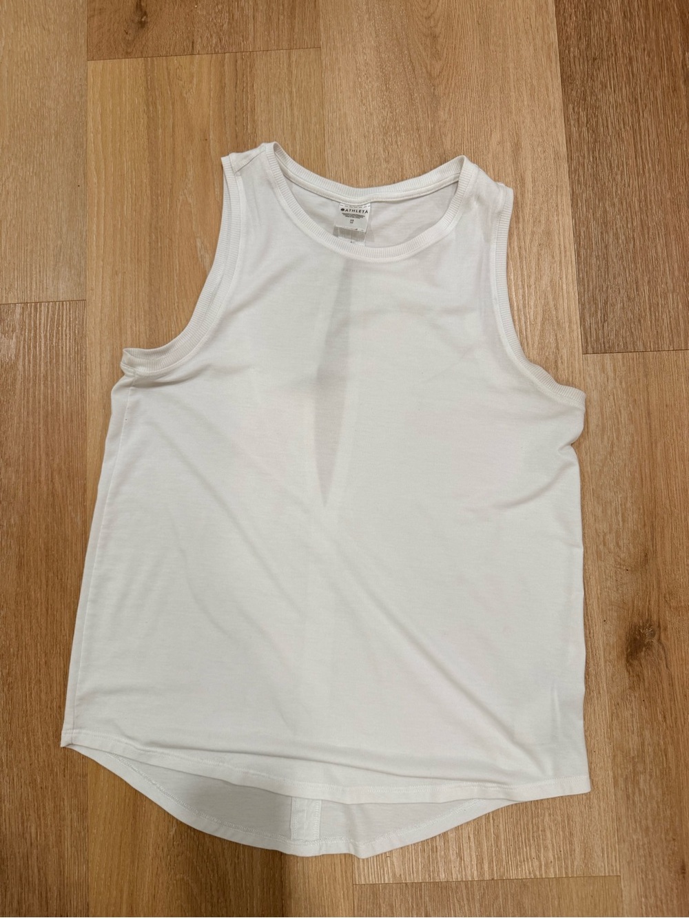 Athleta tank with slit back